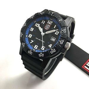 Men's Luminox Leatherback Sea Turtle Giant Black 44mm Watch 0324